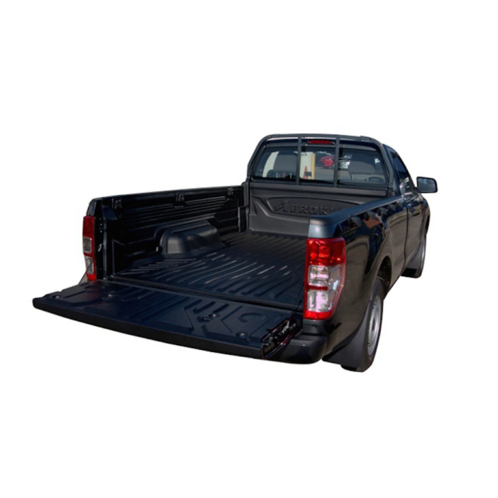 Over Rail Bed Liner, Aeroklas Metal Cargo Hooks, Ford Ranger Single Cab 2012 - 2022 - EDK.ro