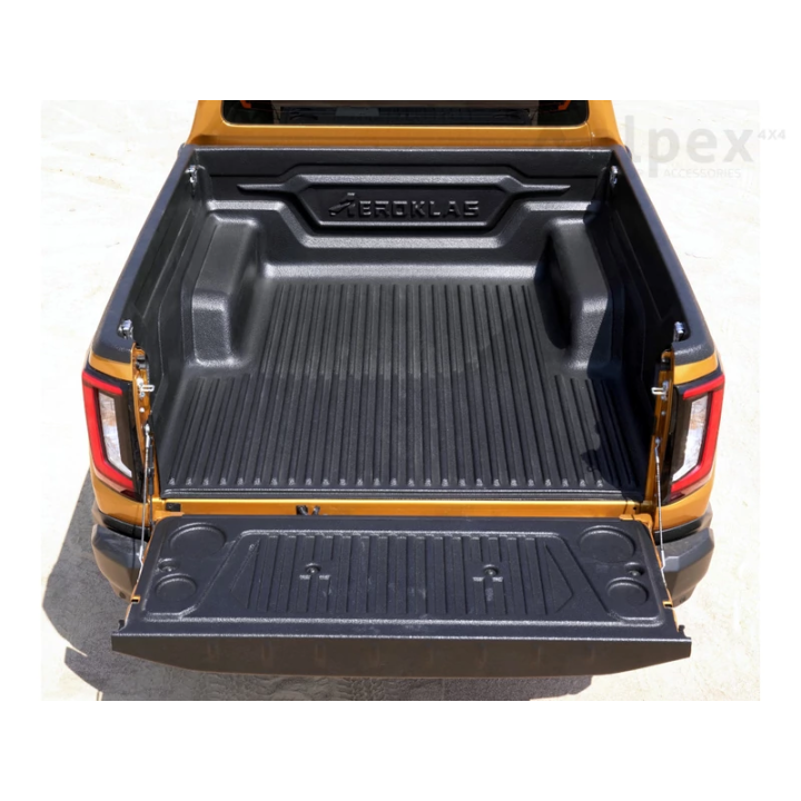 Over Rail Bed Liner, Aeroklas 4 x Metal Cargo Hooks, Toyota Hilux Double Cab 2026 - Present - EDK.ro