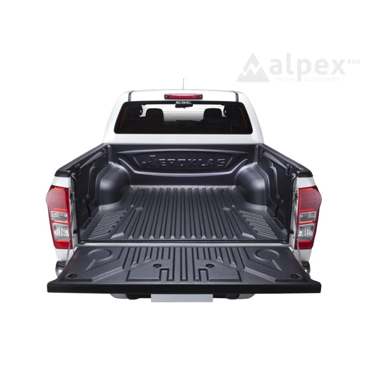 Over Rail Bed Liner, Aeroklas 4 x Metal Cargo Hooks, Isuzu D-Max Double Cab 2012 - 2015 - EDK.ro