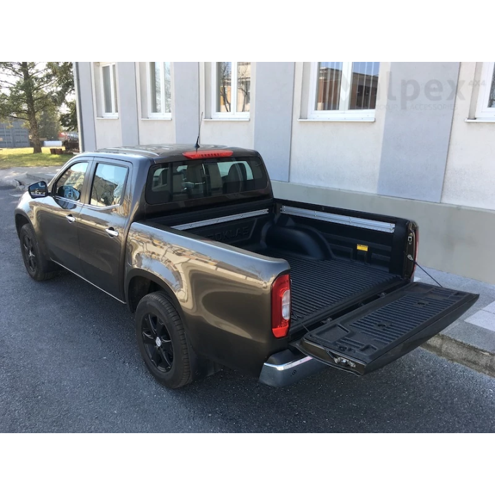 Under Rail Bed Liner, Aeroklas C-Channel, Nissan Navara / Renault Alaskan Double Cab 2015 - Present - EDK.ro