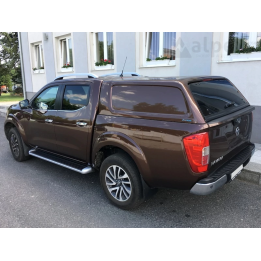 Hardtop Bed Cover, Aeroklas Commercial, Nissan Navara / Renault Alaskan Double Cab 2015 - Present - EDK.ro