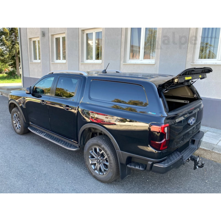 Hardtop Bed Cover, Aeroklas Commercial, Ford Ranger PHEV / Raptor Double Cab 2023 - Present - EDK.ro