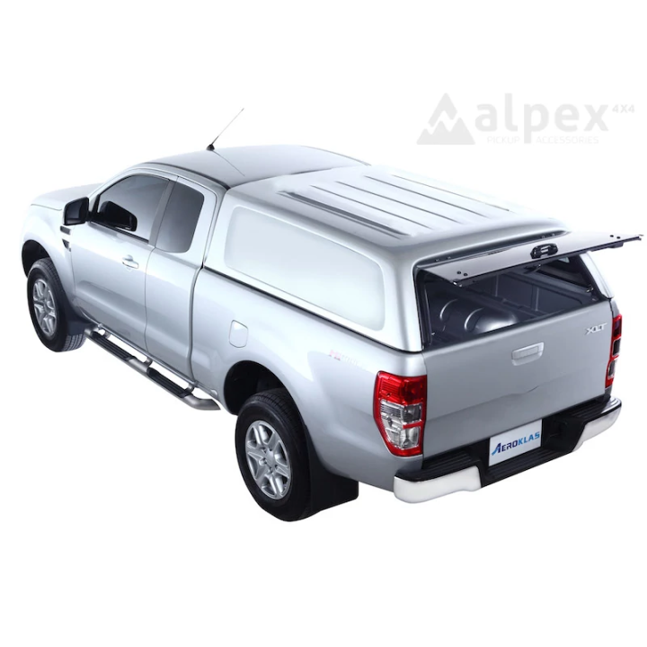 Hardtop Bed Cover, Aeroklas Commercial, Ford Ranger Extra Cab 2012 - 2022 - EDK.ro