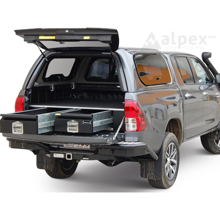 Organizator Pentru Benă Glisant, Aeroklas Drawer, Ford Ranger / Volkswagen Amarok Raptor Cabină Dublă 2023 - Prezent - EDK.ro