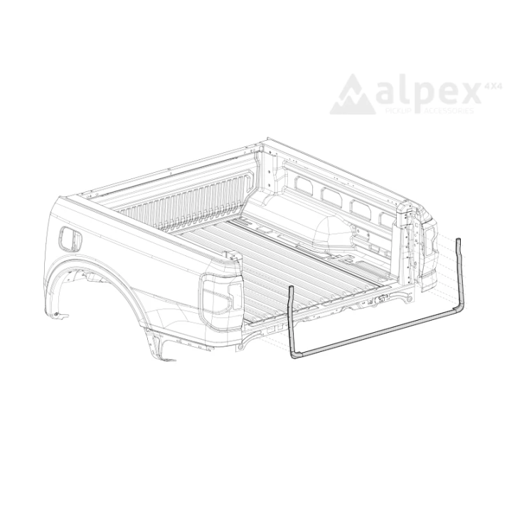 Kit de Etanșare Hayon Benă, Aeroklas Dust Seal, Ford Ranger / Volkswagen Amarok PHEV Cabină Dublă 2023 - Prezent - EDK.ro