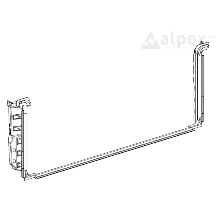 Tailgate Weather Seal Kit, Aeroklas Dust Seal, Isuzu D-Max Double Cab / Extra Cab 2020 - Present - EDK.ro