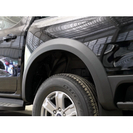 Fender Flares, Aeroklas XL, XLT, Tremor, Limited, Color Black, Ford Ranger PHEV Double Cab 2023 - Present - EDK.ro