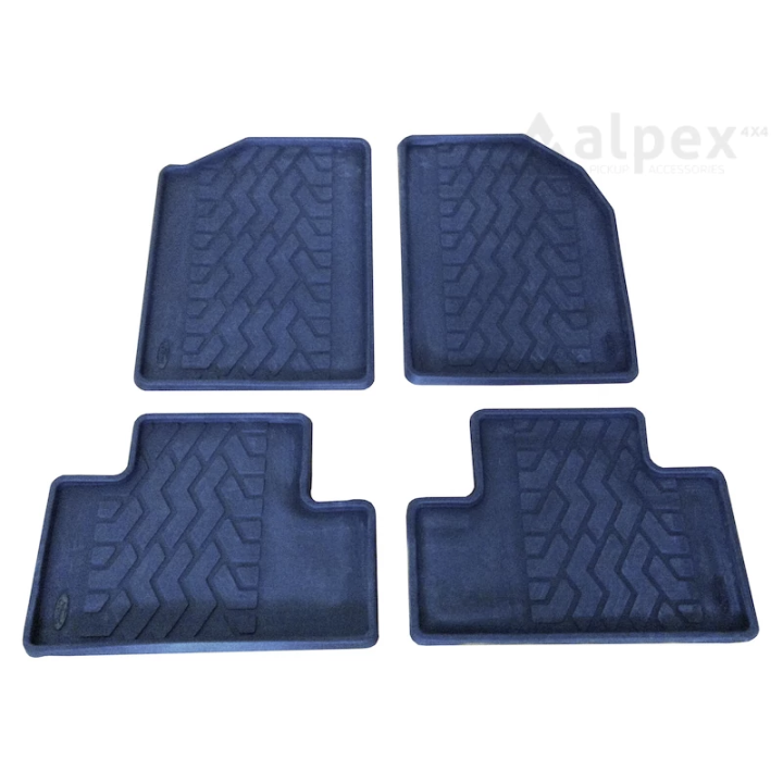 Floor Mats, Aeroklas, Ford Ranger Double Cab / Extra Cab 2012 - 2022 - EDK.ro