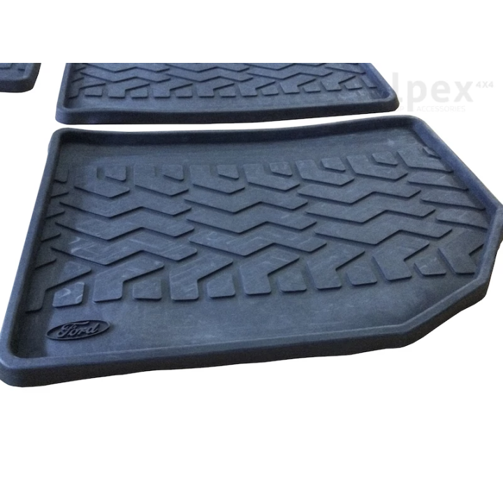 Floor Mats, Aeroklas, Ford Ranger Double Cab / Extra Cab 2012 - 2022 - EDK.ro