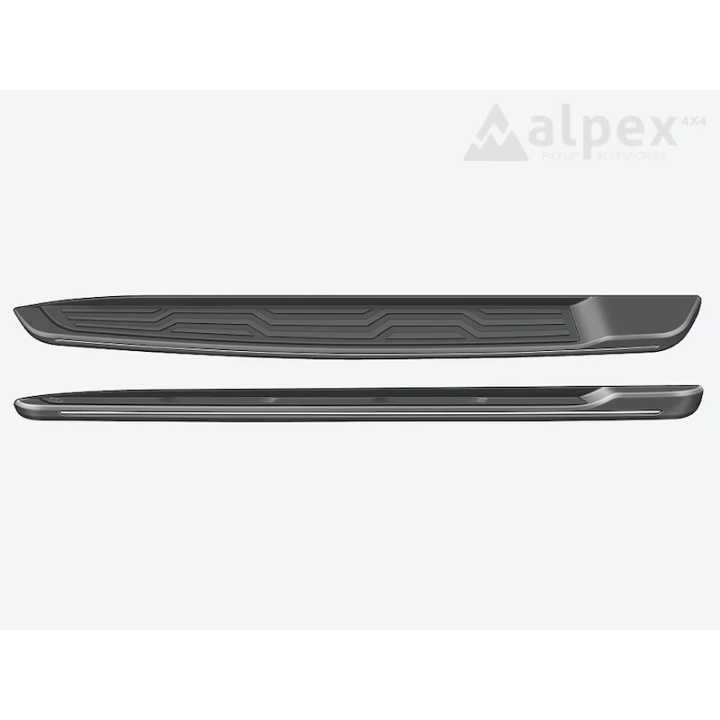 Side Steps, Aeroklas, Ford Ranger Raptor Double Cab 2012 - 2022 - EDK.ro