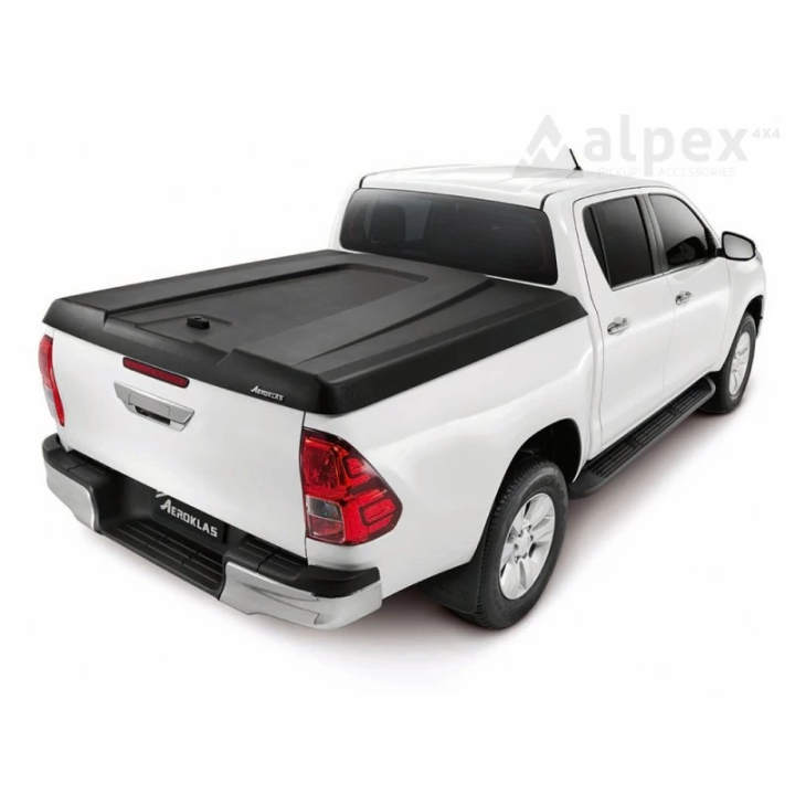 Lid Tonneau Bed Cover, Aeroklas Speed, Toyota Hilux Double Cab 2016 - 2026 - EDK.ro