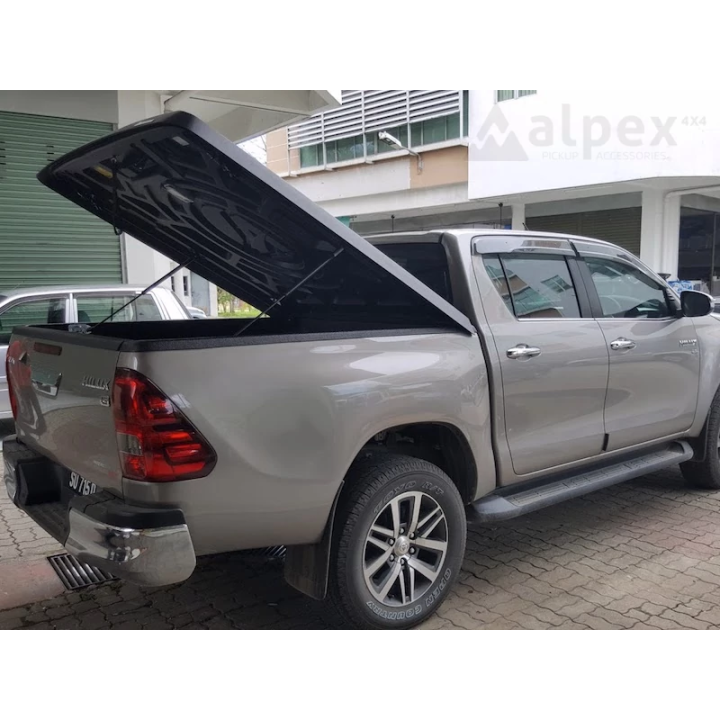 Lid Tonneau Bed Cover, Aeroklas Speed, Toyota Hilux Double Cab 2016 - 2026 - EDK.ro