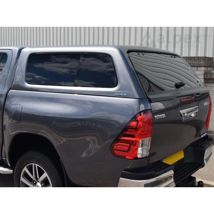 Hardtop Bed Cover, Aeroklas Stylish, Toyota Hilux Double Cab 2016 - 2026 - EDK.ro