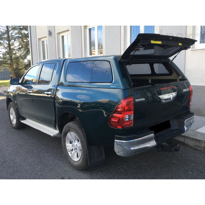 Hardtop Bed Cover, Aeroklas Stylish, Toyota Hilux Double Cab 2016 - 2026 - EDK.ro