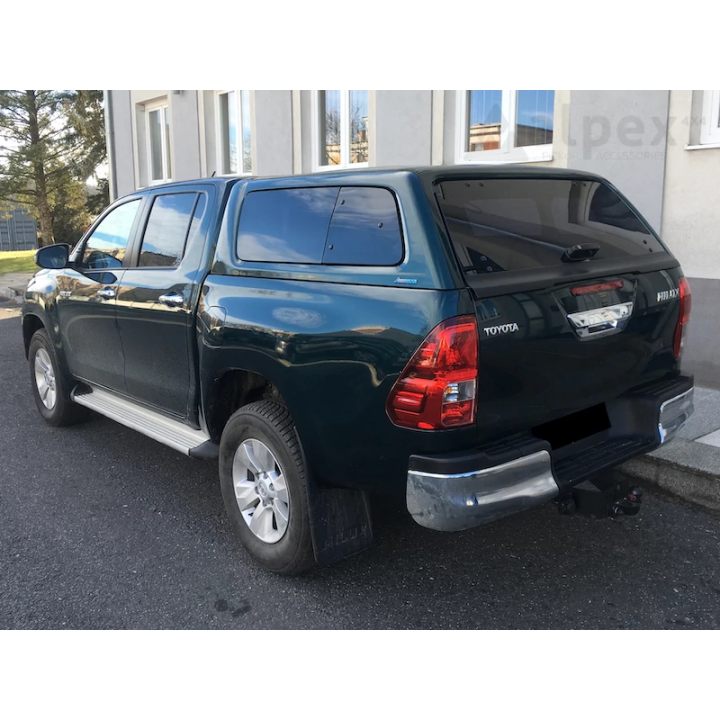 Hardtop Bed Cover, Aeroklas Stylish, Toyota Hilux Double Cab 2016 - 2026 - EDK.ro