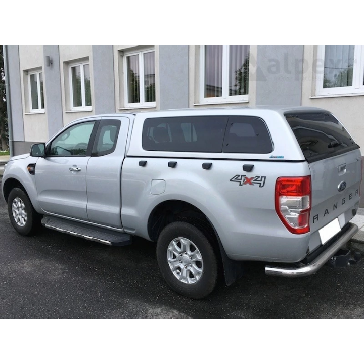 Hardtop Bed Cover, Aeroklas Stylish, Ford Ranger Extra Cab 2012 - 2022 - EDK.ro