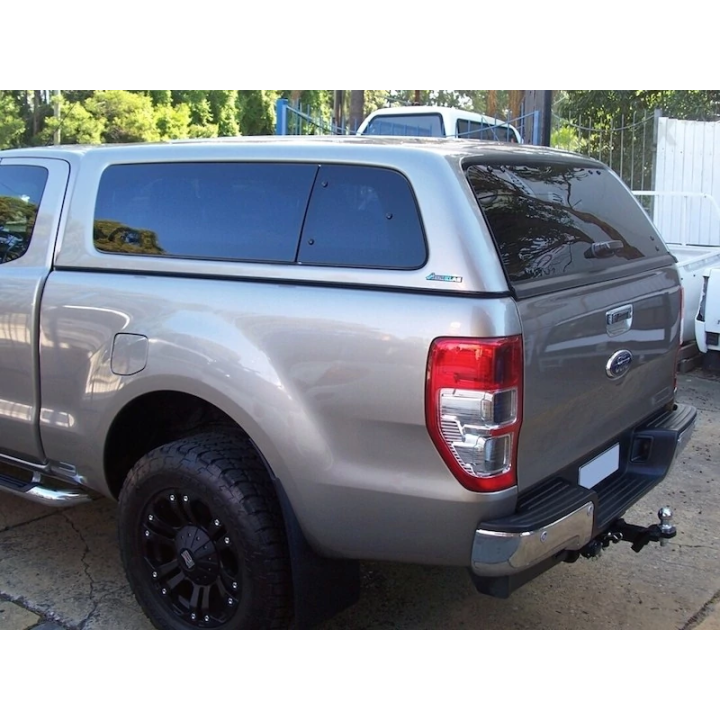 Hardtop Bed Cover, Aeroklas Stylish, Ford Ranger Extra Cab 2012 - 2022 - EDK.ro