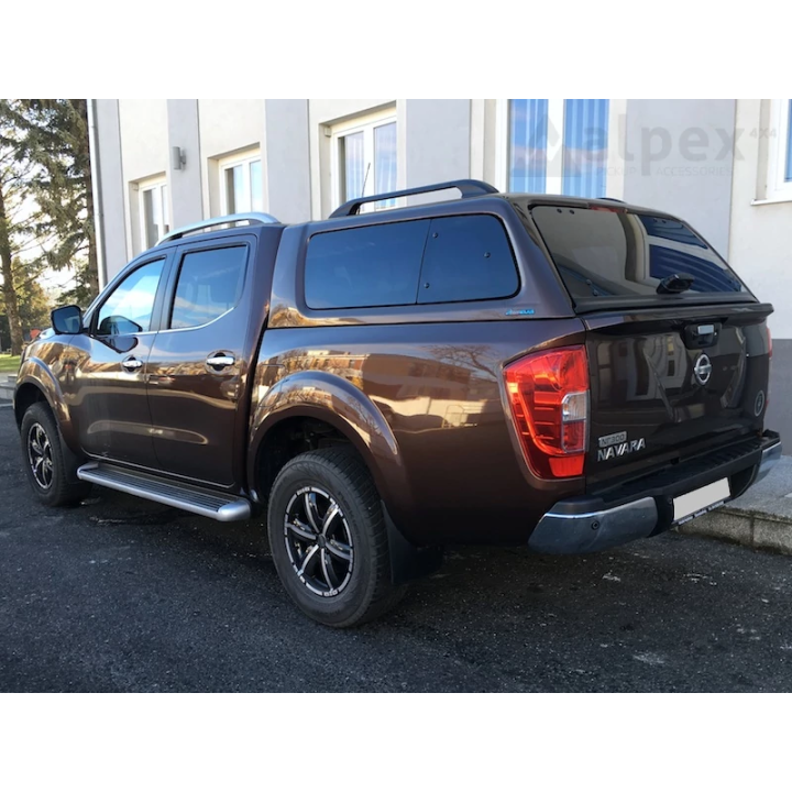 Hardtop Bed Cover, Aeroklas Stylish, Nissan Navara / Renault Alaskan Double Cab 2015 - Present - EDK.ro
