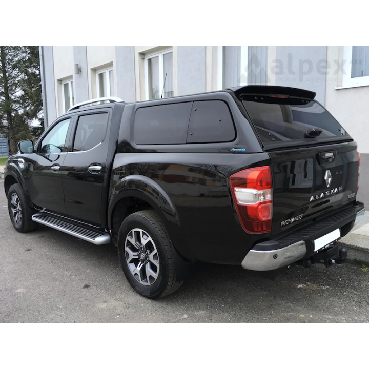 Hardtop Bed Cover, Aeroklas Stylish, Nissan Navara / Renault Alaskan Double Cab 2015 - Present - EDK.ro
