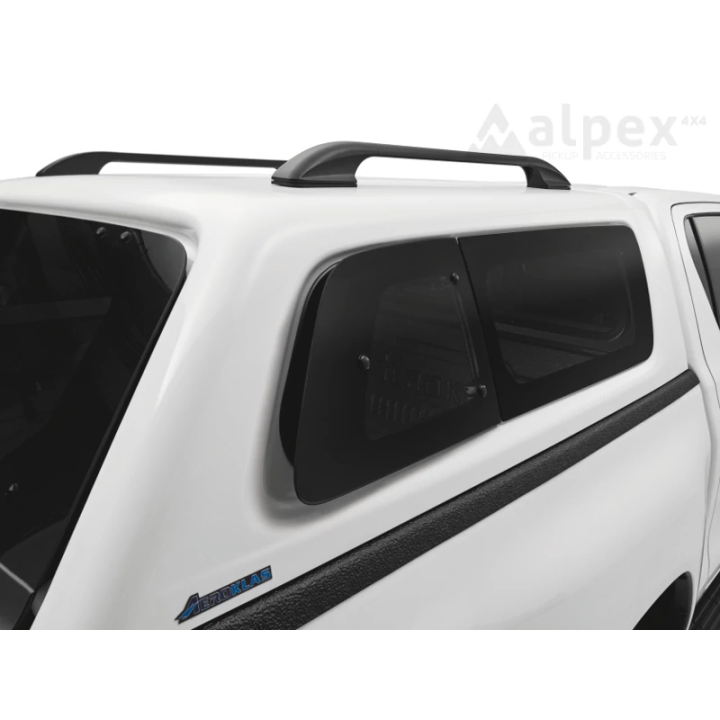 Hardtop Bed Cover, Aeroklas Stylish, Nissan Navara / Renault Alaskan Double Cab 2015 - Present - EDK.ro
