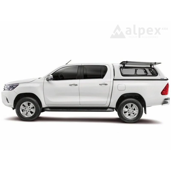 Hardtop Bed Cover, Aeroklas Stylish, Toyota Hilux Double Cab 2016 - 2026 - EDK.ro