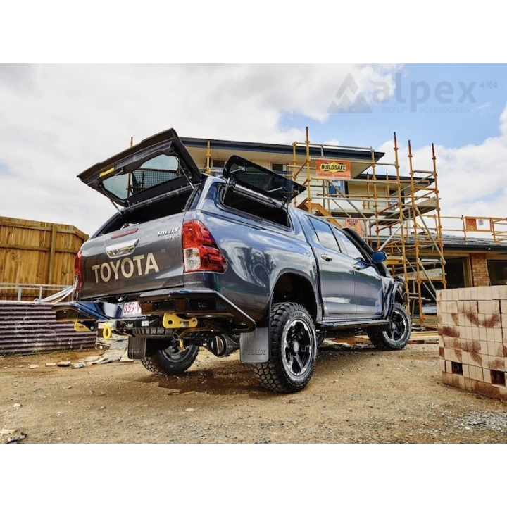 Hardtop Bed Cover, Aeroklas Stylish, Toyota Hilux Double Cab 2016 - 2026 - EDK.ro