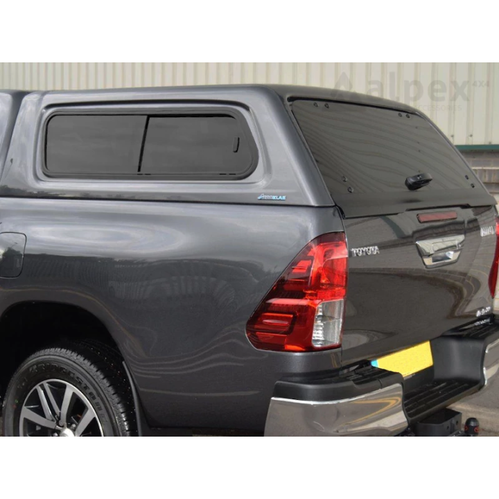 Hardtop Bed Cover, Aeroklas Stylish, Toyota Hilux Double Cab 2016 - 2026 - EDK.ro