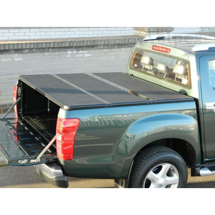Lid Tonneau Bed Cover, Alpex Tri-Fold, Nissan Navara / Renault Alaskan Double Cab 2015 - Present - EDK.ro
