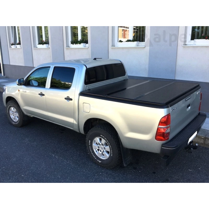 Închidere de Benă Tip Capac, Alpex Tri-Fold, Toyota Hilux Cabină Dublă 2005 - 2015 - EDK.ro