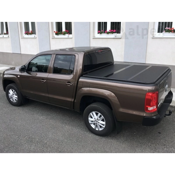 Lid Tonneau Bed Cover, Alpex Tri-Fold, Volkswagen Amarok Double Cab 2010 - 2020 - EDK.ro