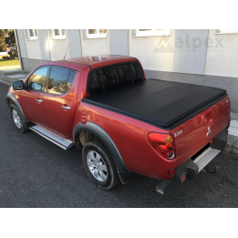 Soft Top Tonneau Bed Cover, Alpex Snap, Mitsubishi L200 Double Cab 2005 - 2009 - EDK.ro