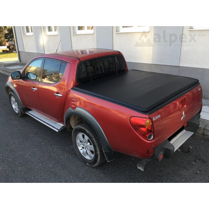 Soft Top Tonneau Bed Cover, Alpex Snap, Mitsubishi L200 Double Cab 2005 - 2009 - EDK.ro