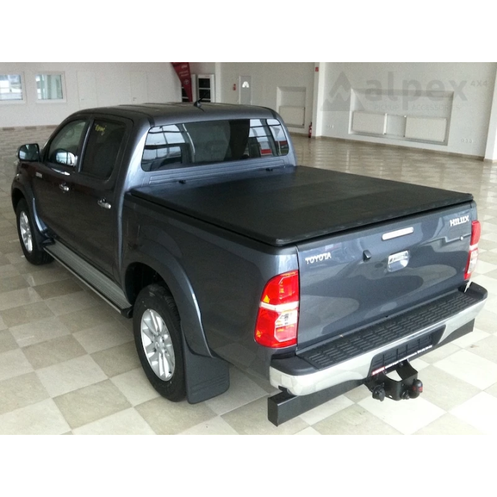 Soft Top Tonneau Bed Cover, Alpex Snap, Mitsubishi L200 Double Cab 2009 - 2015 - EDK.ro