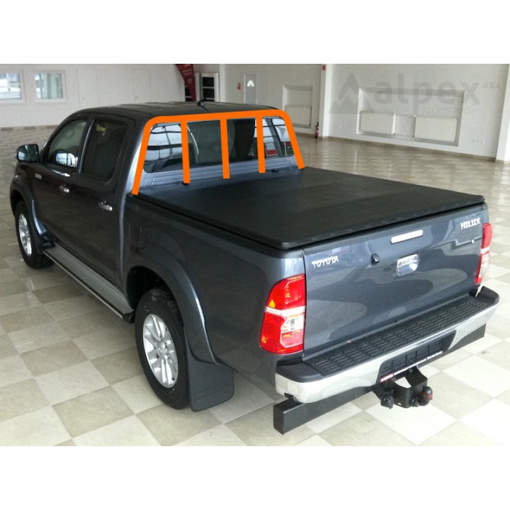 Închidere de Benă Tip Prelată, Alpex Snap, Toyota Hilux Cabină Dublă 2016 - 2026 - EDK.ro