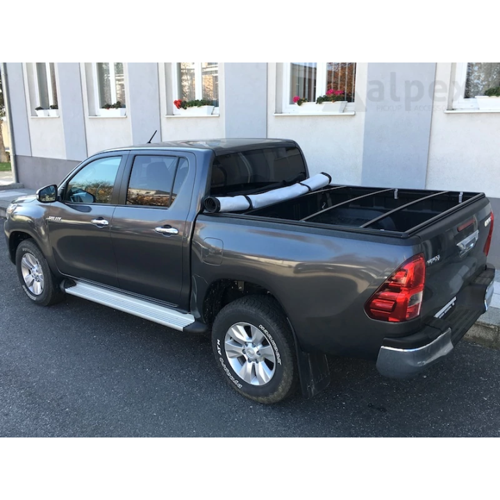 Închidere de Benă Tip Prelată, Alpex Snap, Toyota Hilux Cabină Dublă 2016 - 2026 - EDK.ro