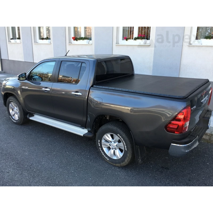 Soft Top Tonneau Bed Cover, Alpex Snap, Toyota Hilux Extra Cab 2005 - 2015 - EDK.ro