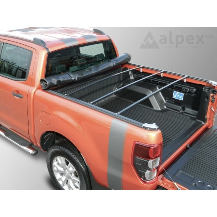 Soft Top Tonneau Bed Cover, Alpex Lock & Roll, Isuzu D-Max Double Cab 2020 - Present - EDK.ro