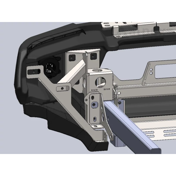 Bullbar Omologat RAR, ARB StealthBar, Ford Ranger Cabină Dublă / Cabină Extra / Cabină Single 2023 - Prezent - EDK.ro