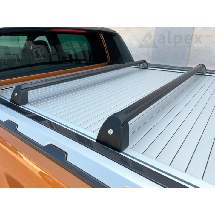 Suporturi Marfă, RealTruck Wildtrak Original Electric Roll Cover, 1 Pereche, Culoare Negru, Ford Ranger Cabină Dublă / Cabină Ex