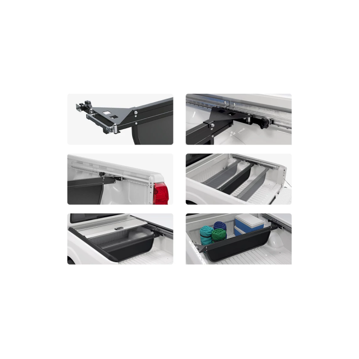 Bed Organising System, Alpex Mountain Top Bed Divider, Mercedes-Benz X-Class / Nissan Navara / Renault Alaskan Double Cab / Extr
