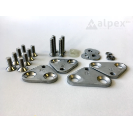 Adapter Kit for OEM Rollbar, Pro-Form Sportlid V Cover, Ford Ranger Double Cab 2012 - 2022 - EDK.ro