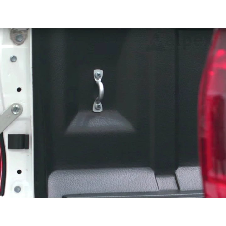 Under Rail Bed Liner, Pro-Form Metal Cargo Hooks, Toyota Hilux Double Cab 2016 - 2026 - EDK.ro