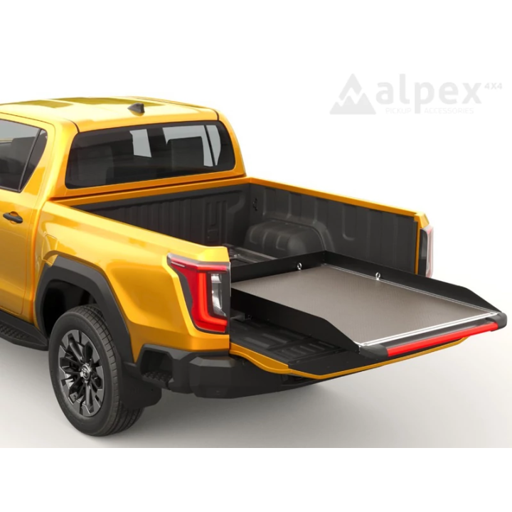 Organizator Pentru Benă Glisant, RealTruck Mountain Top Bed Slide, Toyota Hilux Cabină Dublă 2016 - Prezent - EDK.ro
