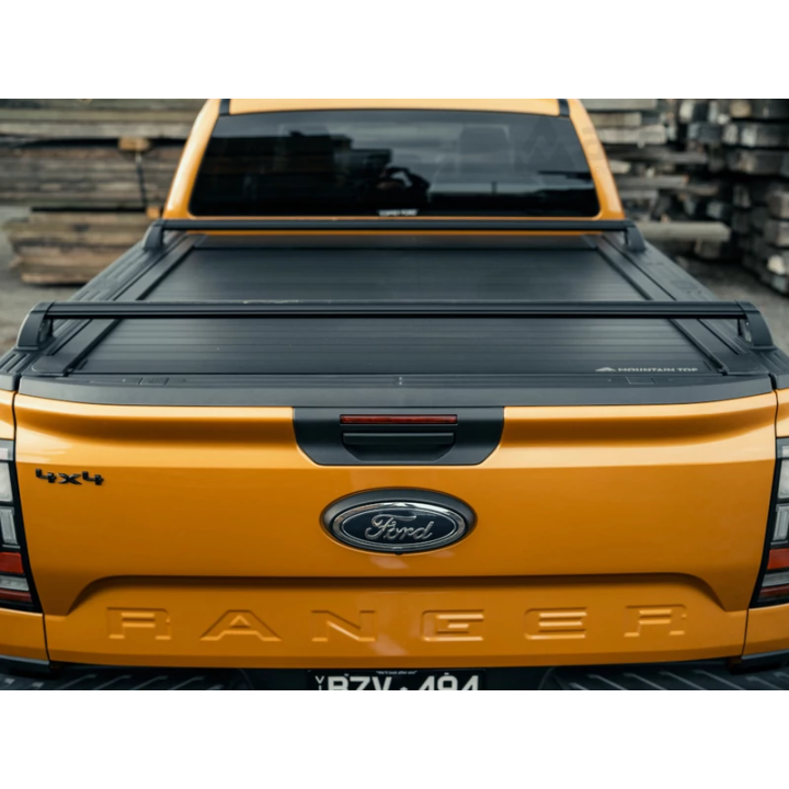 Cargo Carriers, RealTruck Mountain Top for Bed Rail -, 1 Pair, Color Black, Ford Ranger Raptor / PHEV Double Cab / Extra Cab 202