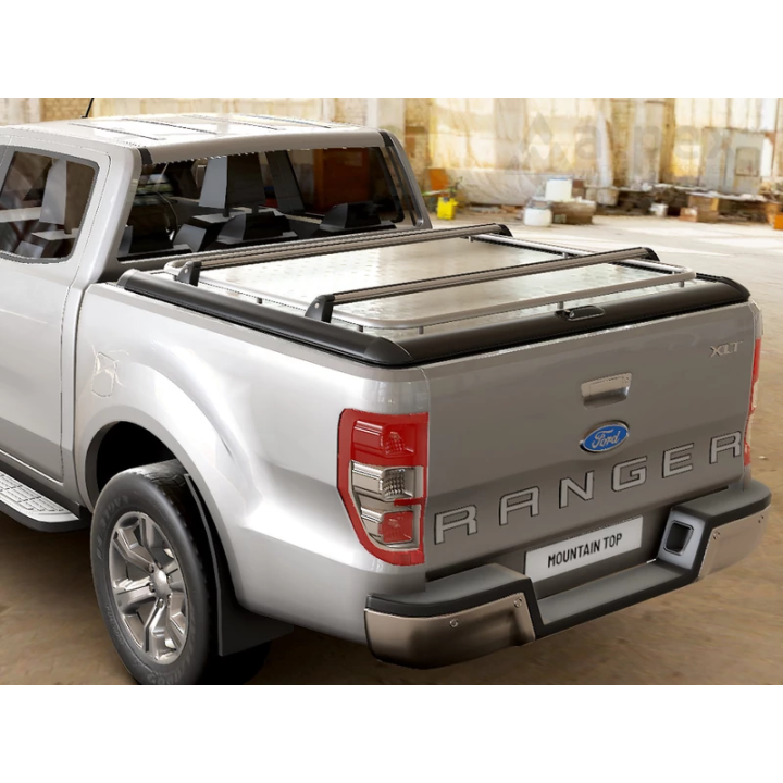 Lid Tonneau Bed Cover, Mountain Top Heavy Duty+, Ford Ranger Extra Cab 2012 - 2022 - EDK.ro
