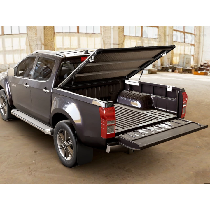 Lid Tonneau Bed Cover, Mountain Top Heavy Duty+, Isuzu D-Max Double Cab 2012 - 2020 - EDK.ro
