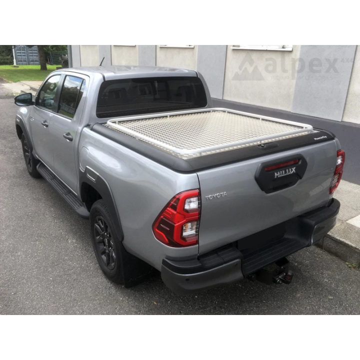 Lid Tonneau Bed Cover, Mountain Top Heavy Duty+, Toyota Hilux Double Cab 2016 - Present - EDK.ro