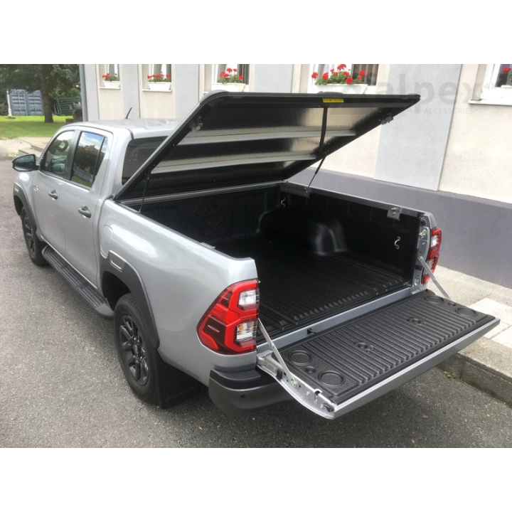 Lid Tonneau Bed Cover, Mountain Top Heavy Duty+, Toyota Hilux Double Cab 2016 - Present - EDK.ro