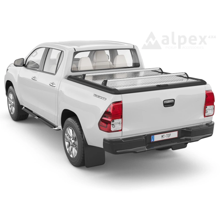 Lid Tonneau Bed Cover, Mountain Top Style, Renault Alaskan Double Cab 2017 - Present - EDK.ro