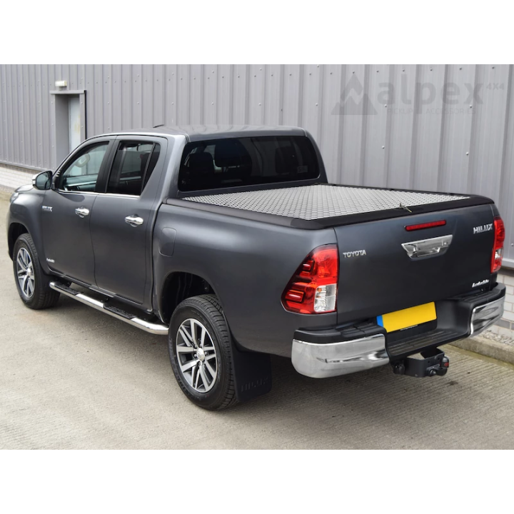 Lid Tonneau Bed Cover, Mountain Top Style, Toyota Hilux Double Cab 2016 - Present - EDK.ro